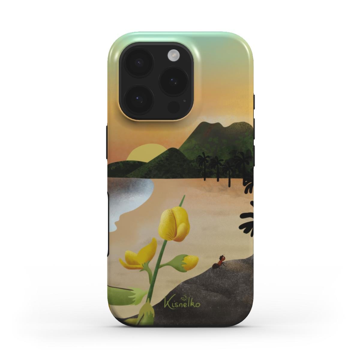 Coque de téléphone Sonèt - Plage et Montagne - Kisnelko