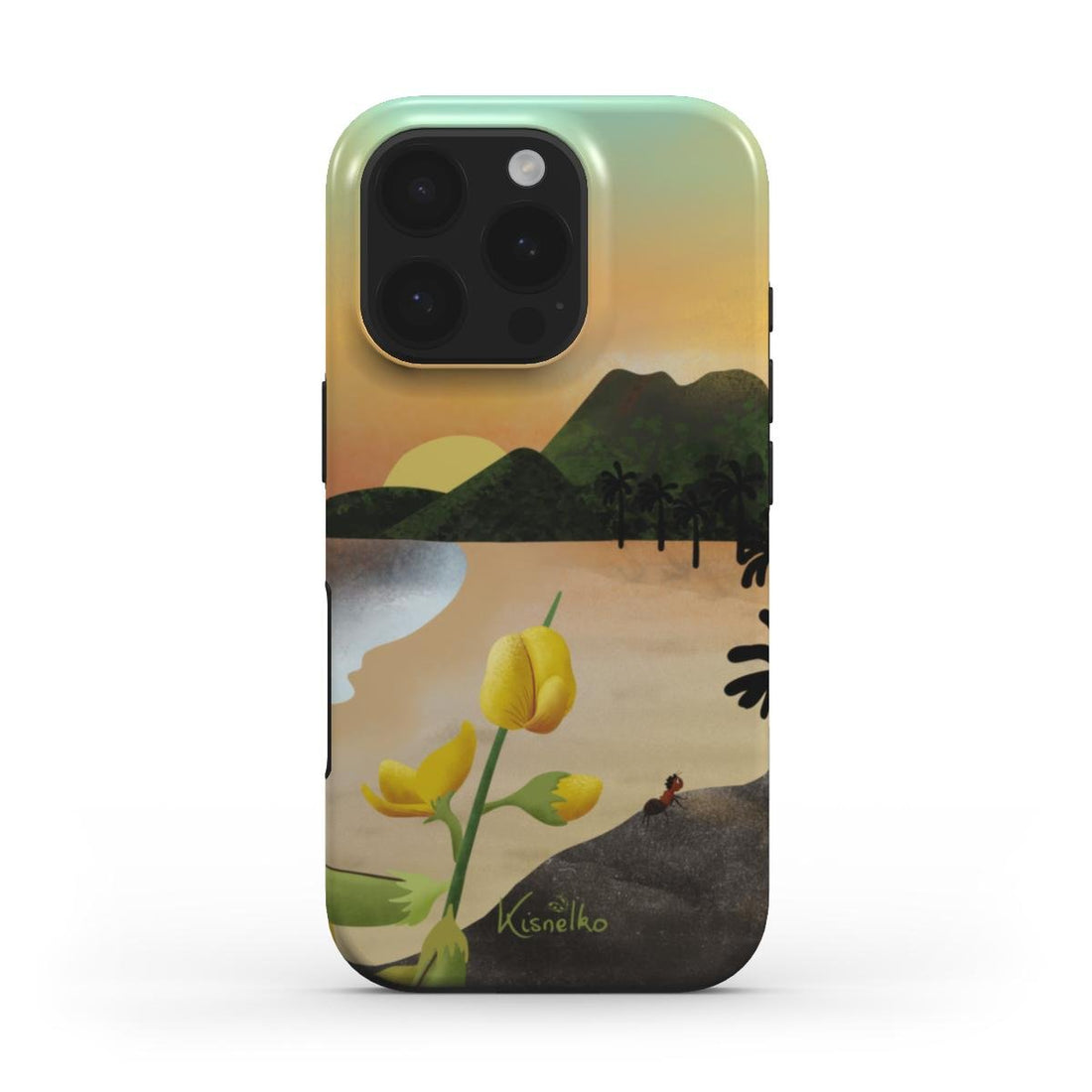 Coque de téléphone Sonèt - Plage et Montagne - Kisnelko