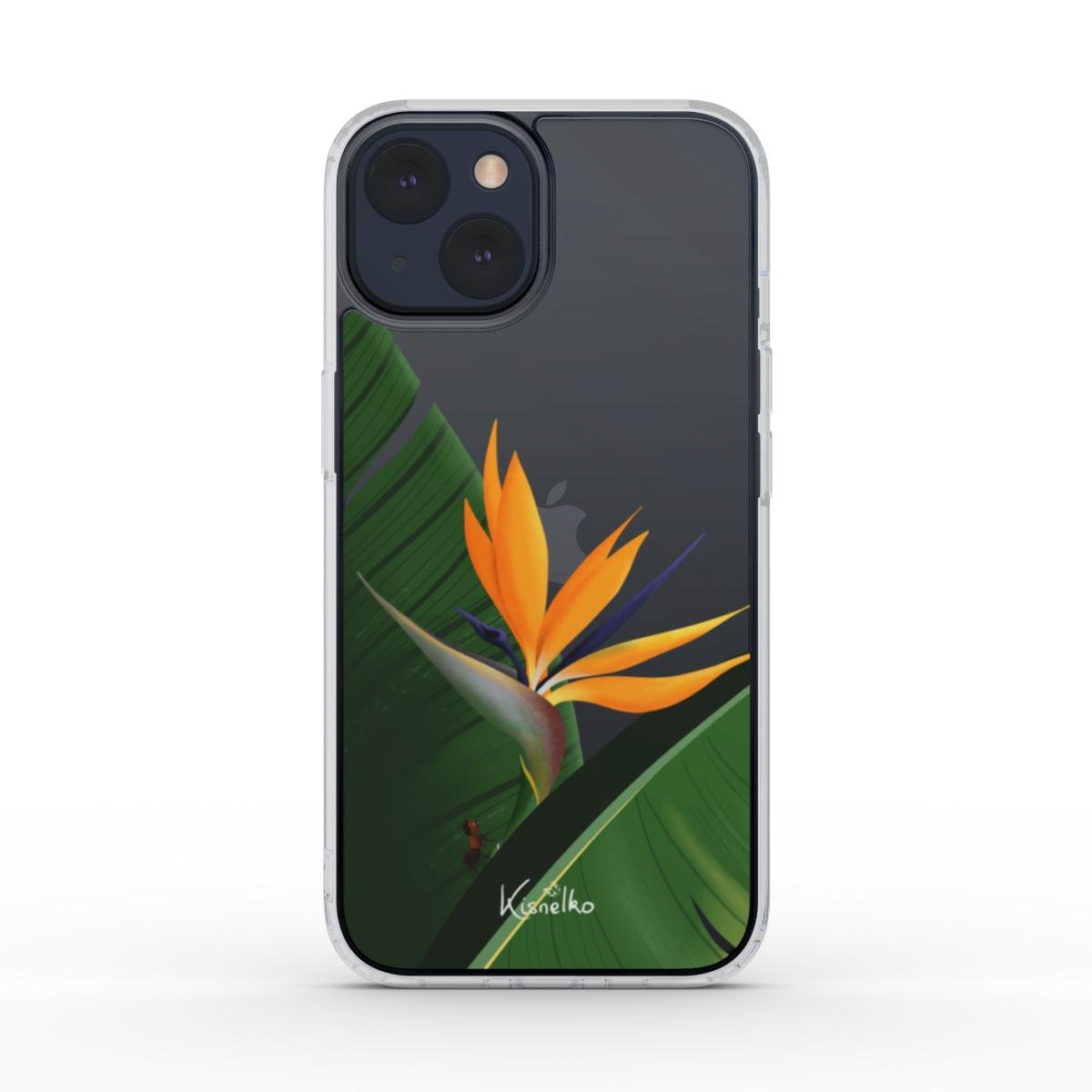 Coque Transparente - Oiseau du Paradis - Kisnelko