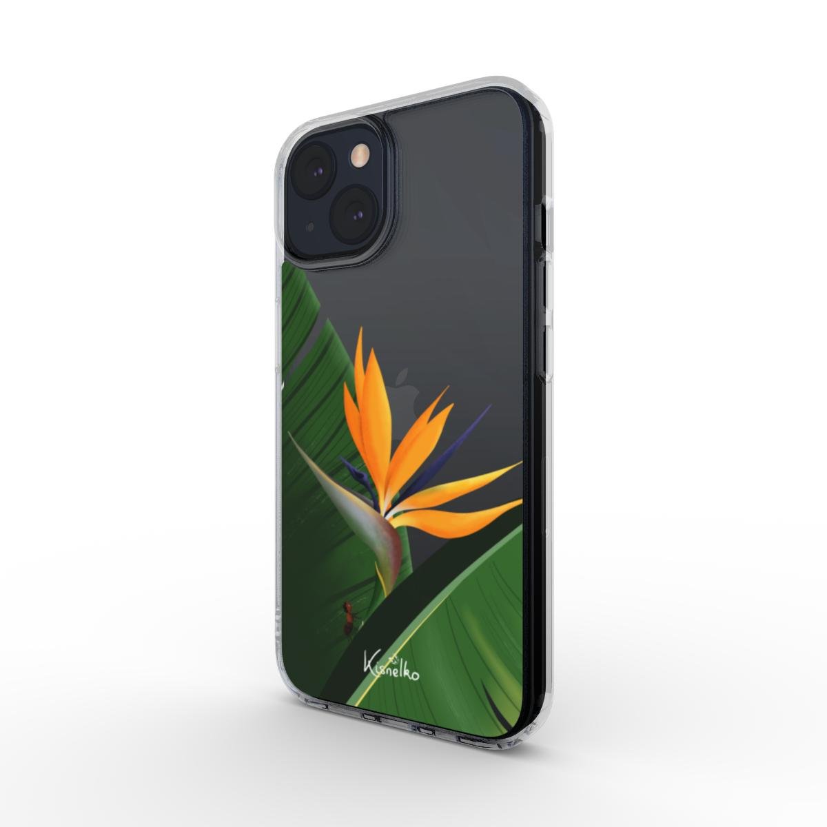 Coque Transparente - Oiseau du Paradis - Kisnelko