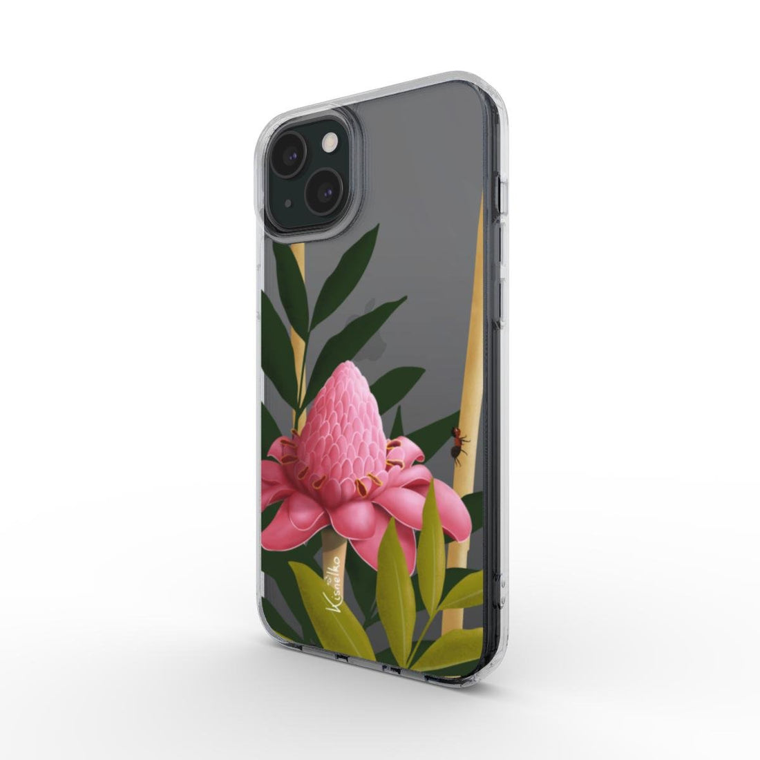 Coque Transparente - Rose de Porcelaine - Kisnelko