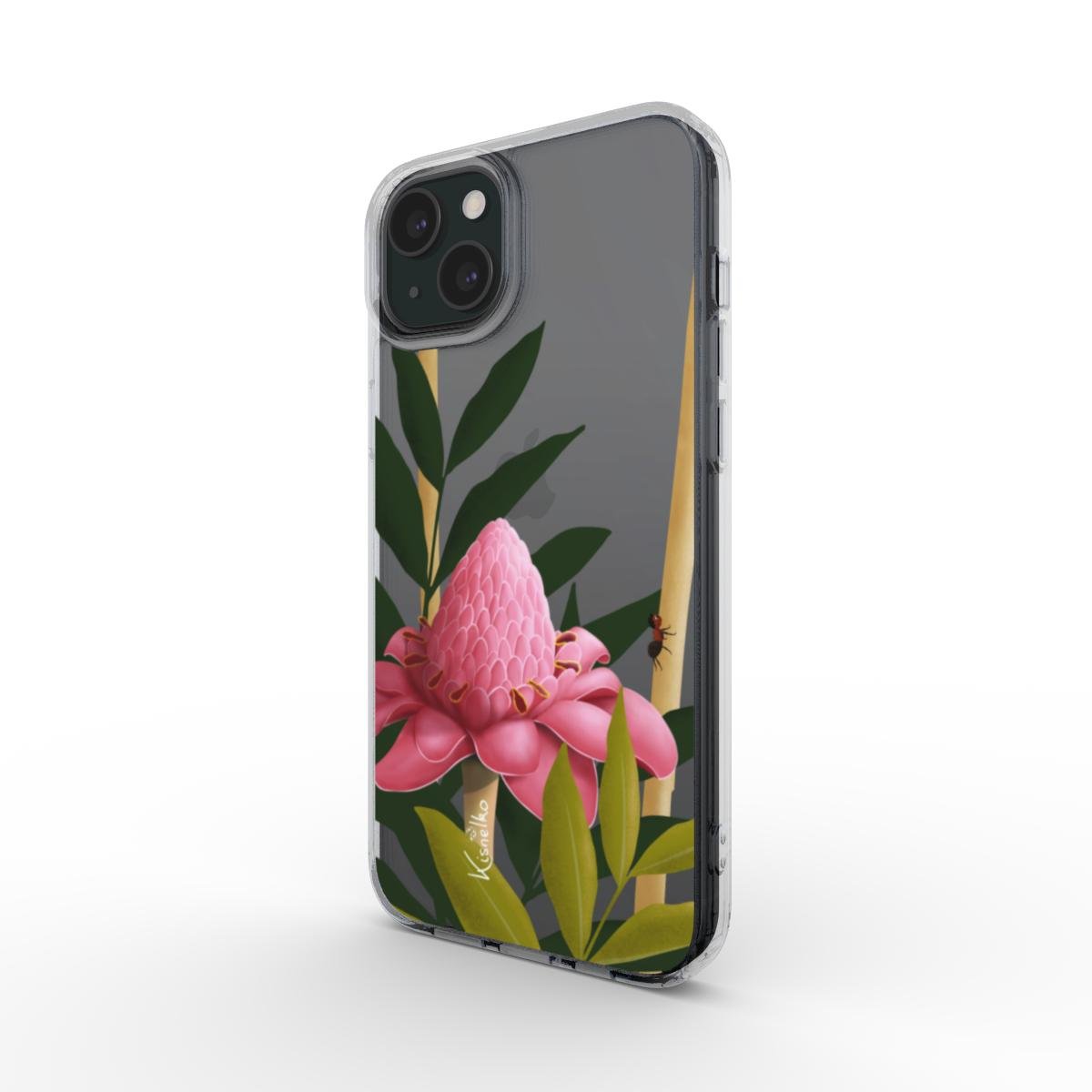 Coque Transparente - Rose de Porcelaine - Kisnelko