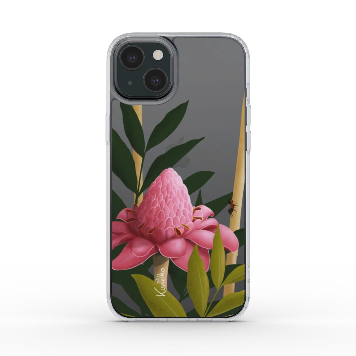 Coque Transparente - Rose de Porcelaine - Kisnelko