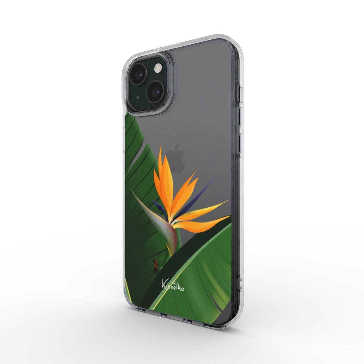 Coque Transparente - Oiseau du Paradis - Kisnelko