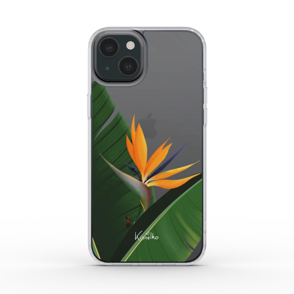 Coque Transparente - Oiseau du Paradis - Kisnelko