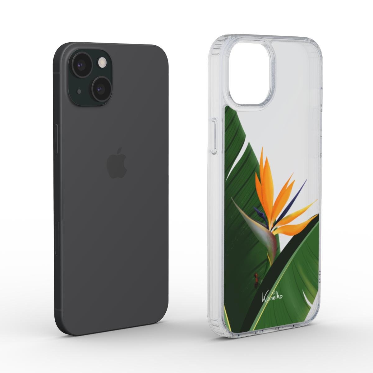 Coque Transparente - Oiseau du Paradis - Kisnelko