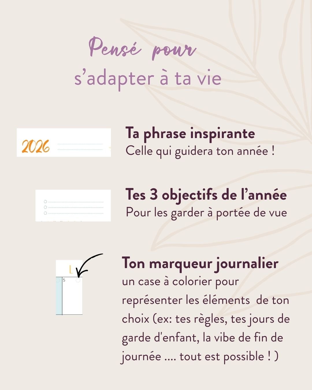 Calendrier géant 2026 - Kisnelko