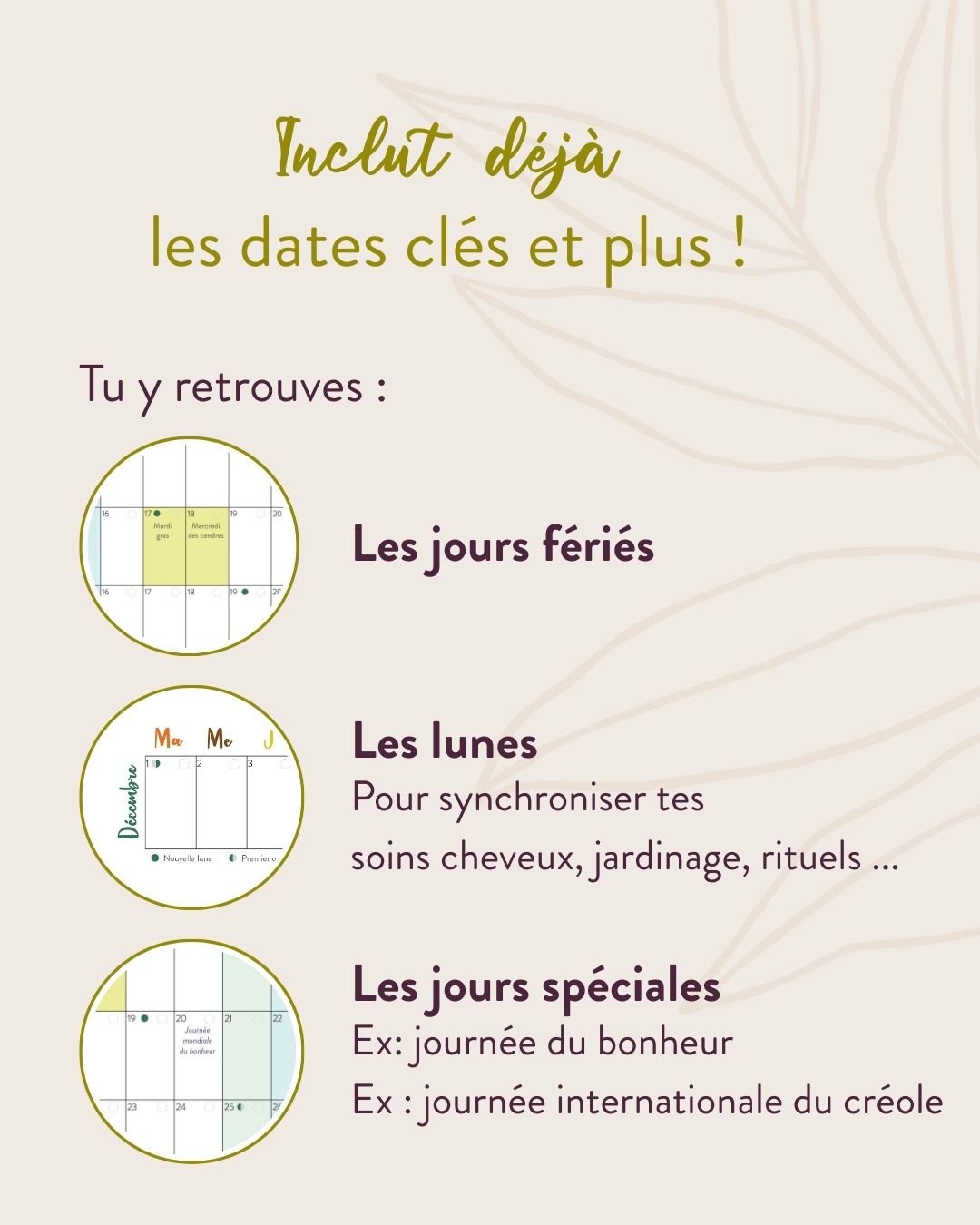 Calendrier géant 2026 - Kisnelko