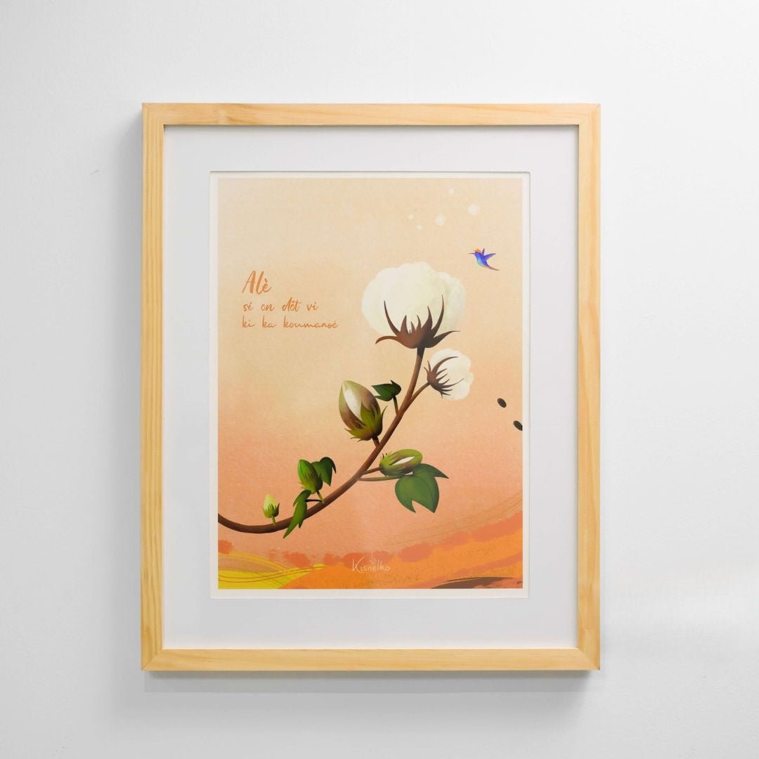 Le Triptyque coton - Kisnelko