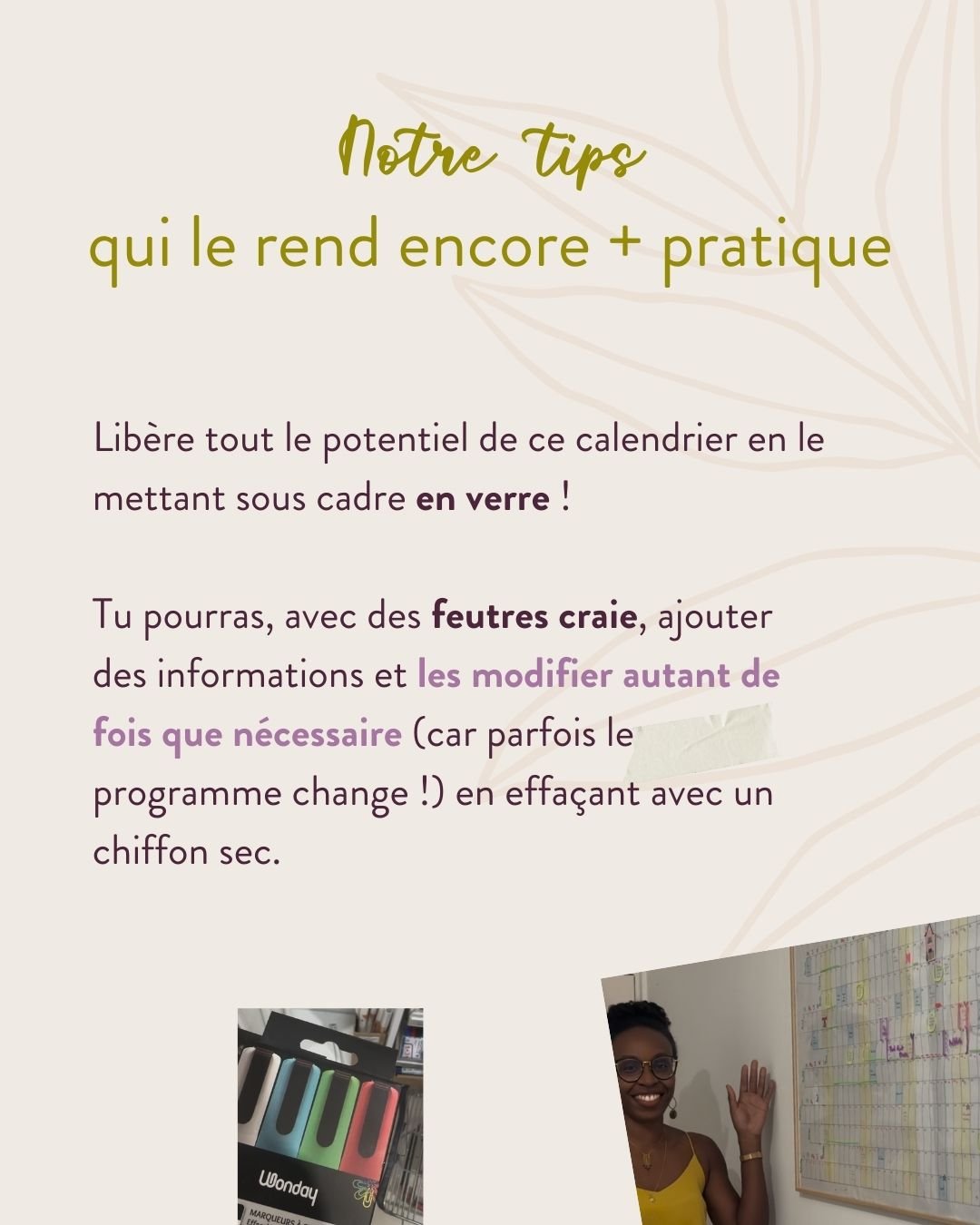 Calendrier géant 2026 - Kisnelko