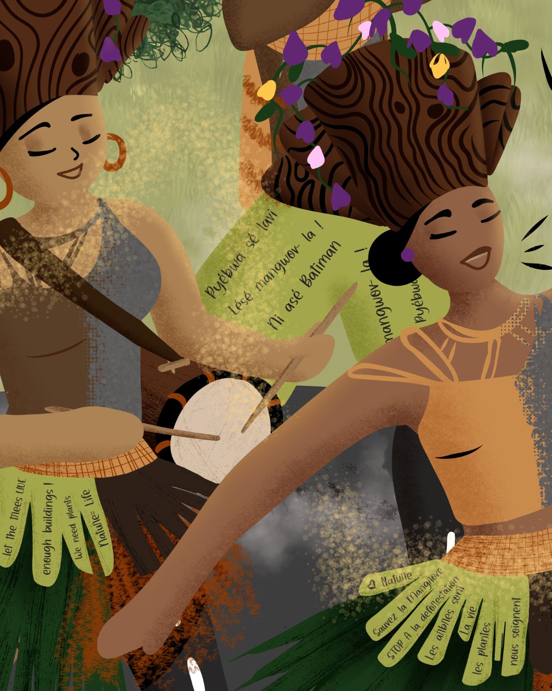 Mas - la palé : Non à la déforestation - Kisnelko