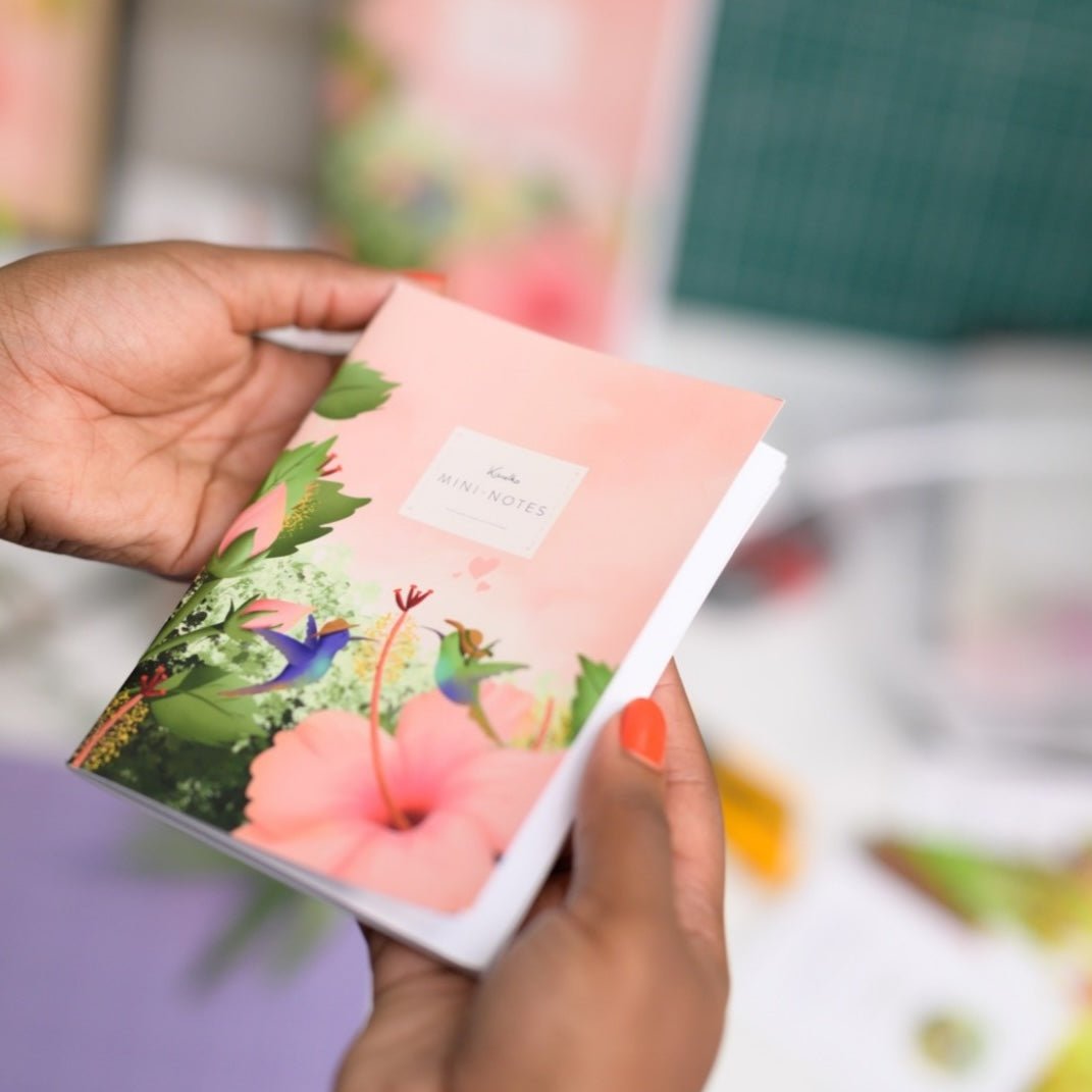 Carnet de poche A6 Hibiscus - Kisnelko