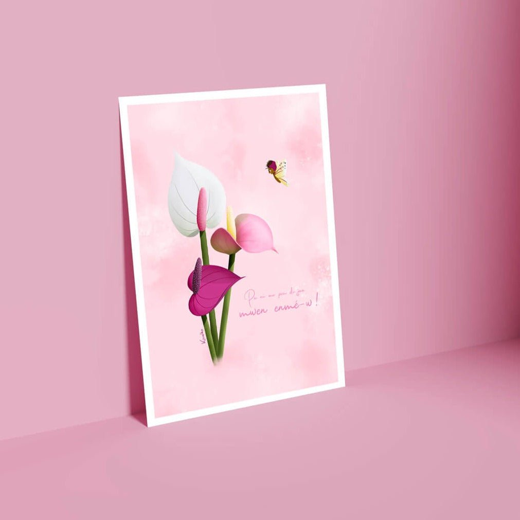 Anthurium / Mwen enmé - w - Kisnelko