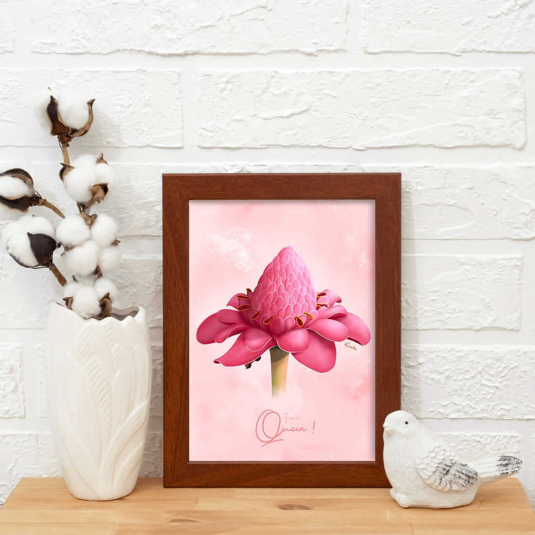 Rose de porcelaine / Queen - Kisnelko