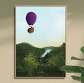 Coccinelle en voyage - en montgolfière - Kisnelko