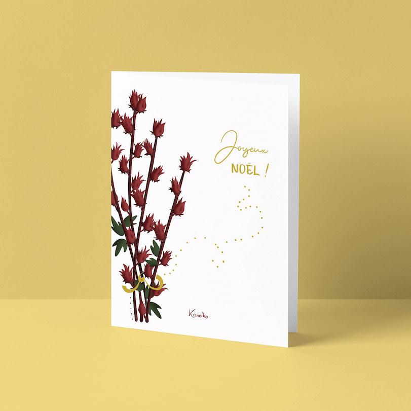 Carte Joyeux Noël - Gwozèy - Kisnelko