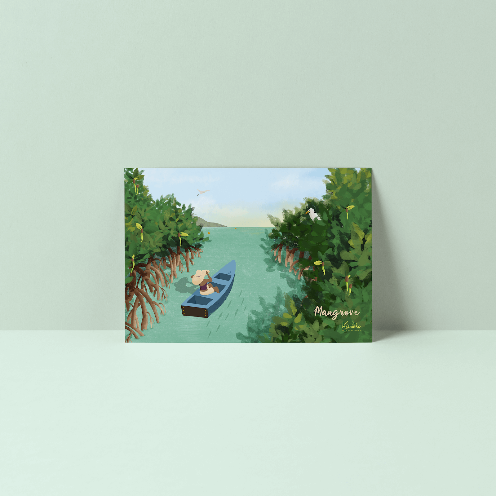 Carte postale Mangrove - Kisnelko