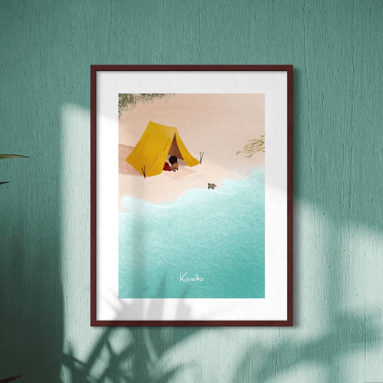 Coccinelle à la plage - Kisnelko