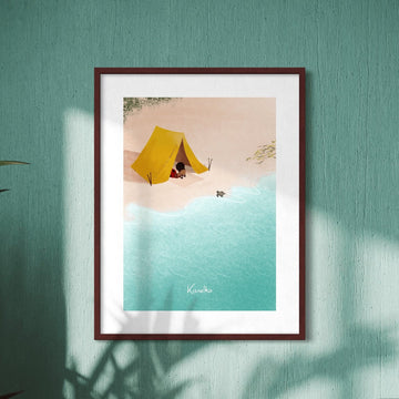 Coccinelle à la plage - Kisnelko