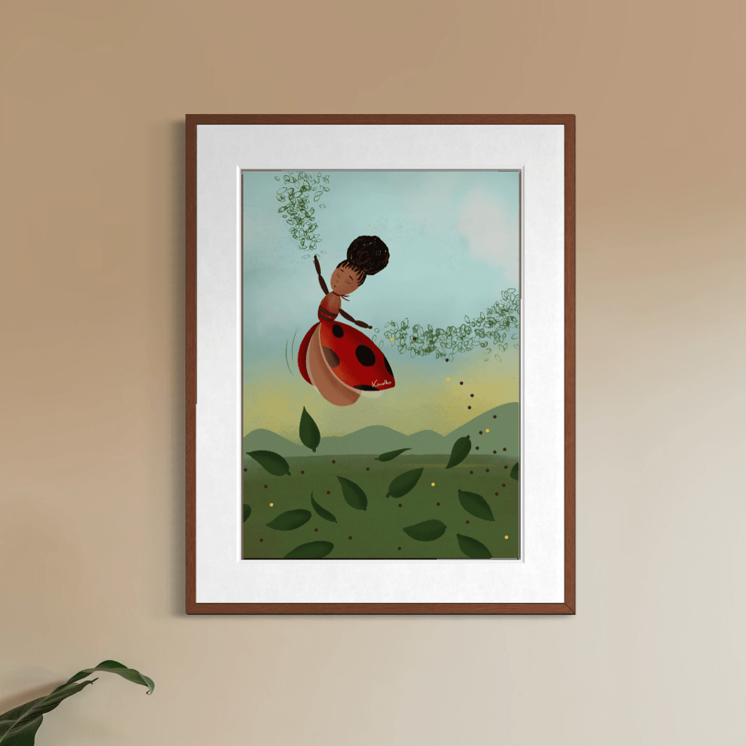 Coccinelle sème des graines - Kisnelko