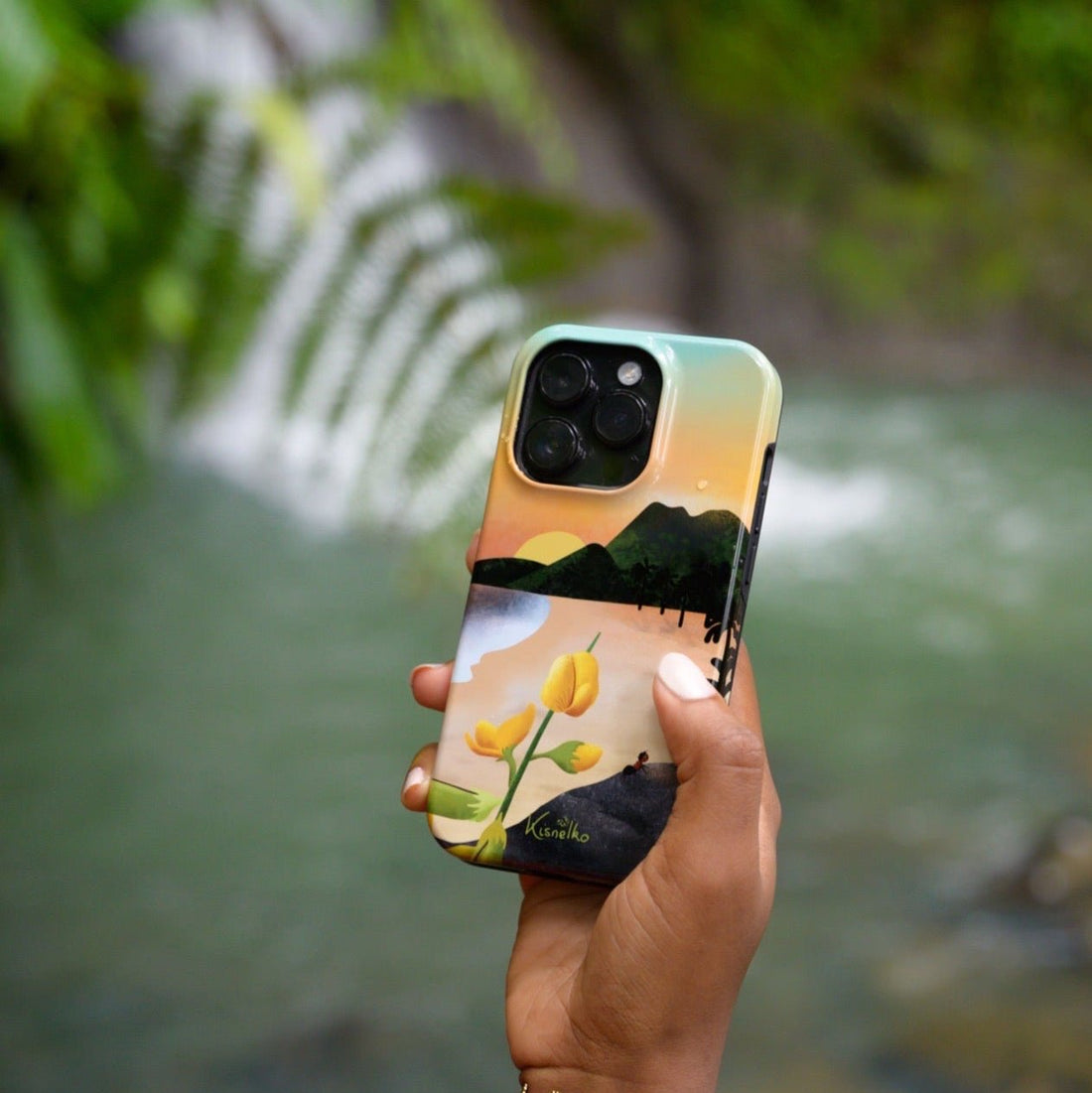 Coque de téléphone Sonèt - Plage et Montagne - Kisnelko