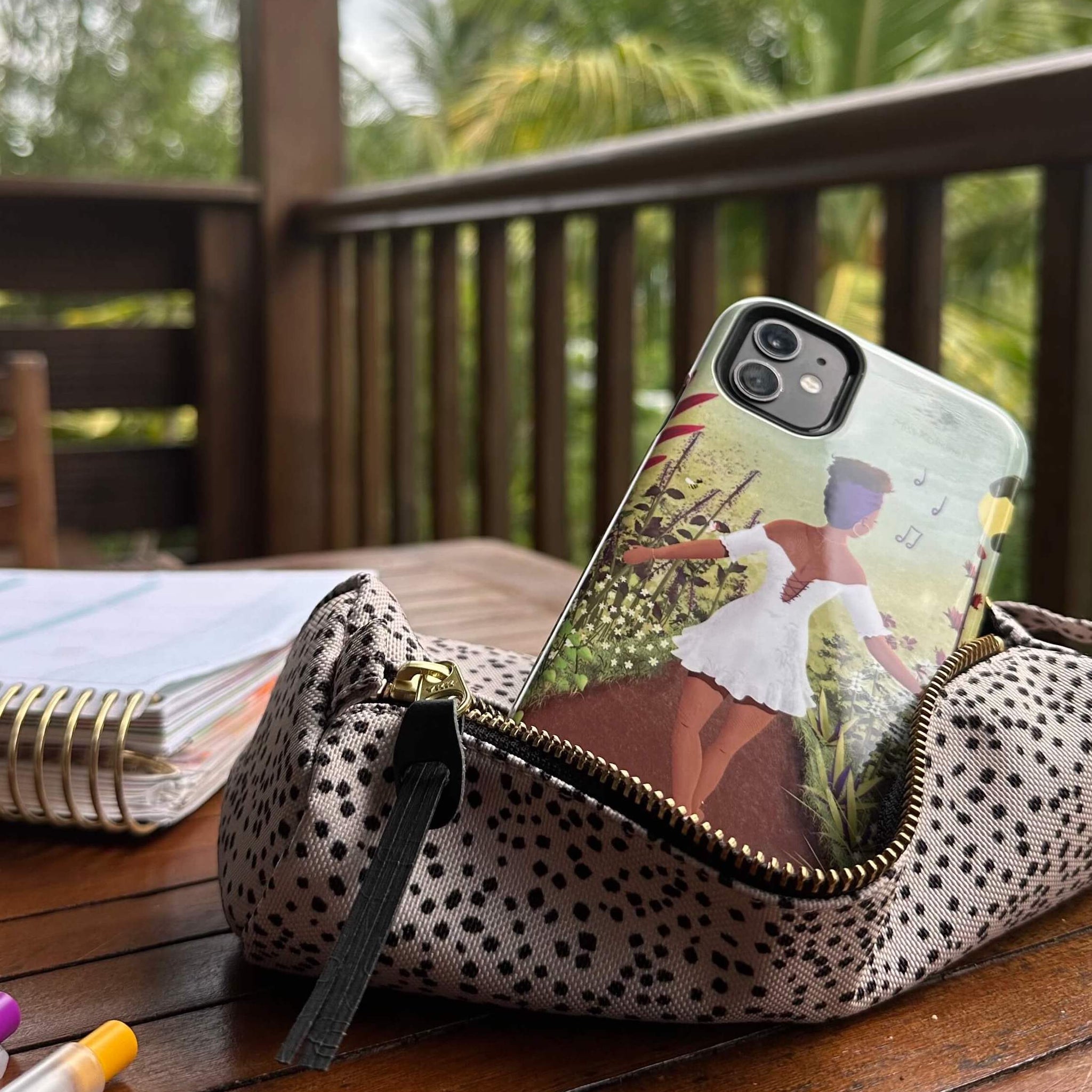 Coque de téléphone Jardin créole - Kisnelko