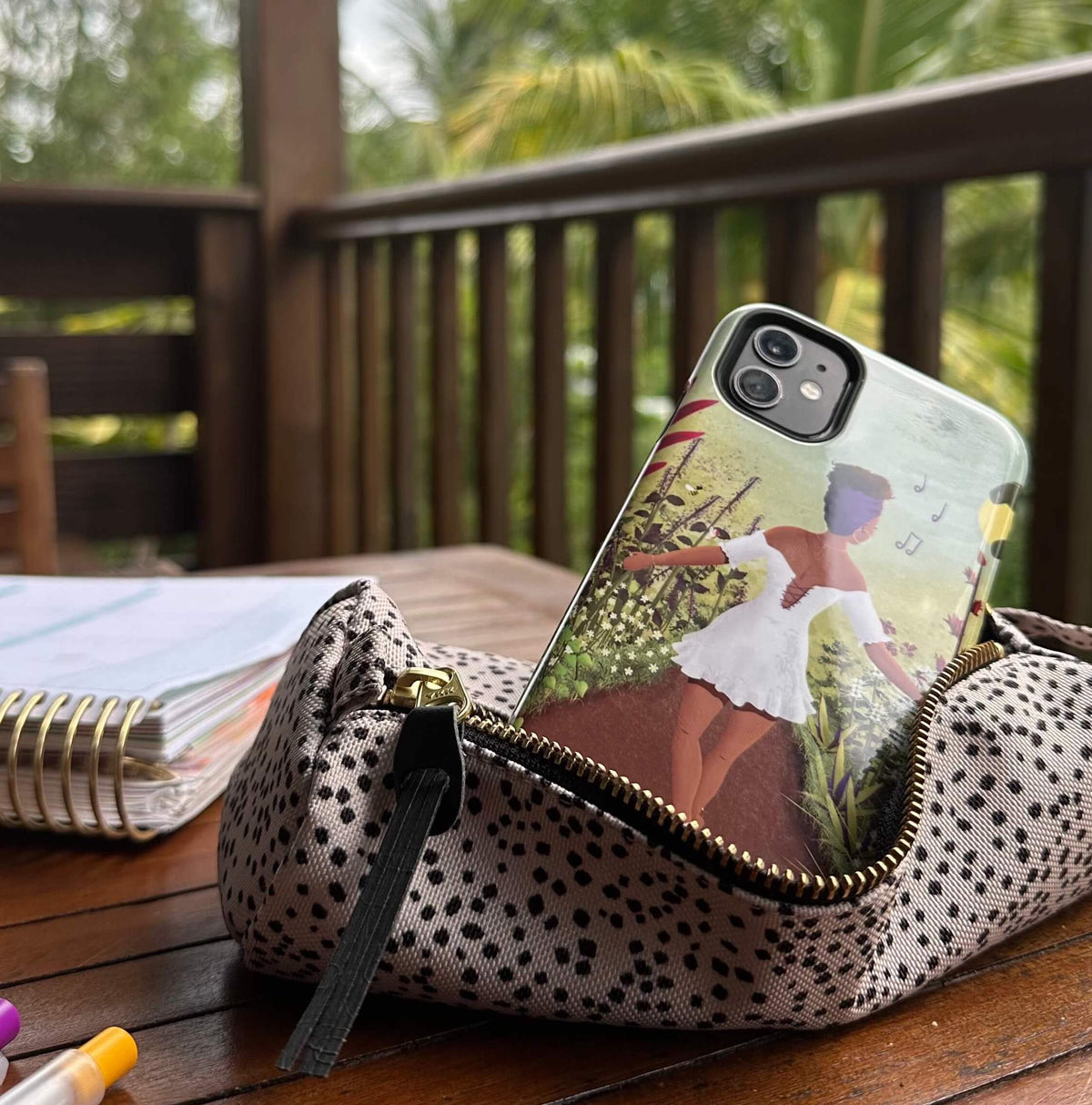 Coque de téléphone Jardin créole - Kisnelko