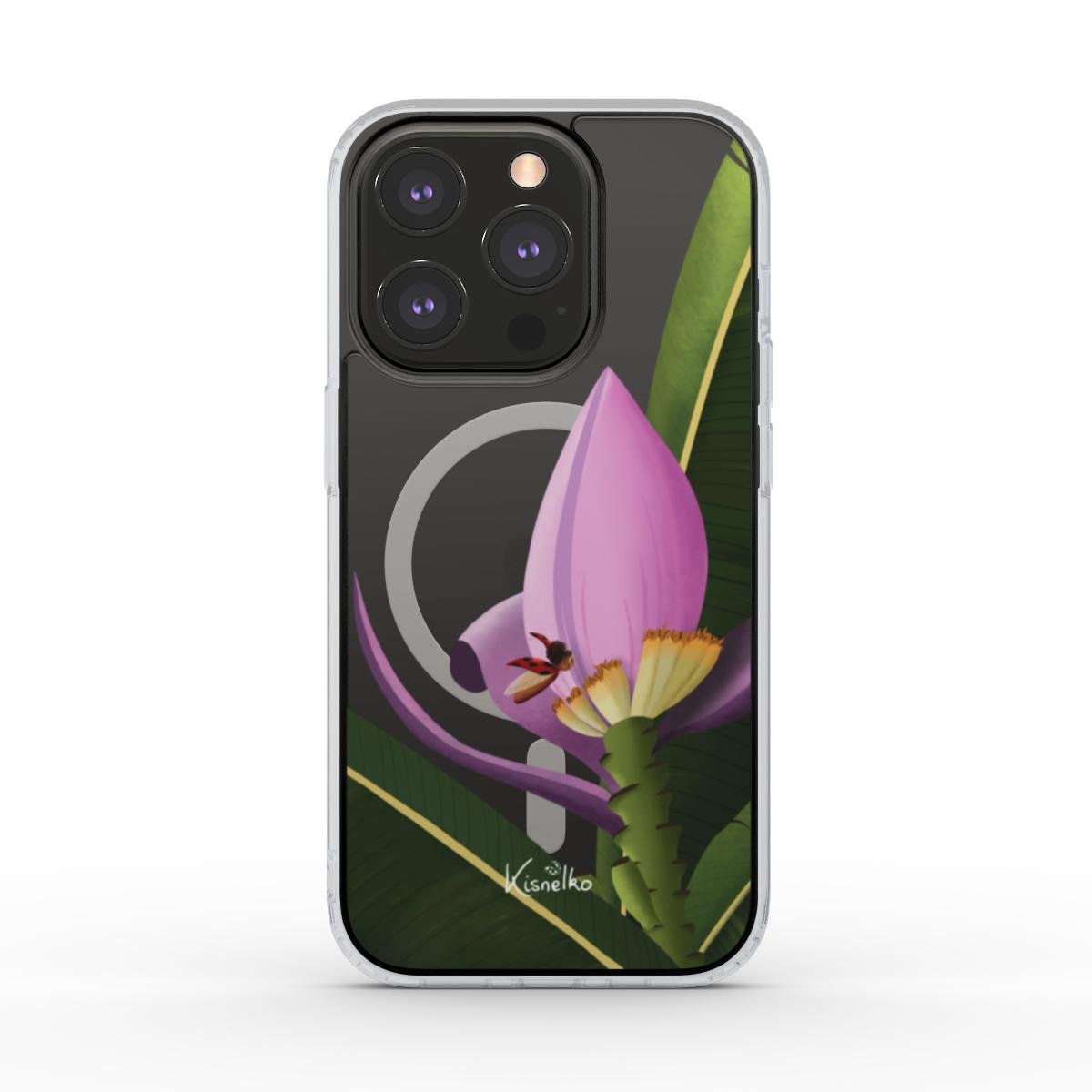 Coque Transparente - Bananier Ornemental (MagSafe) - Kisnelko