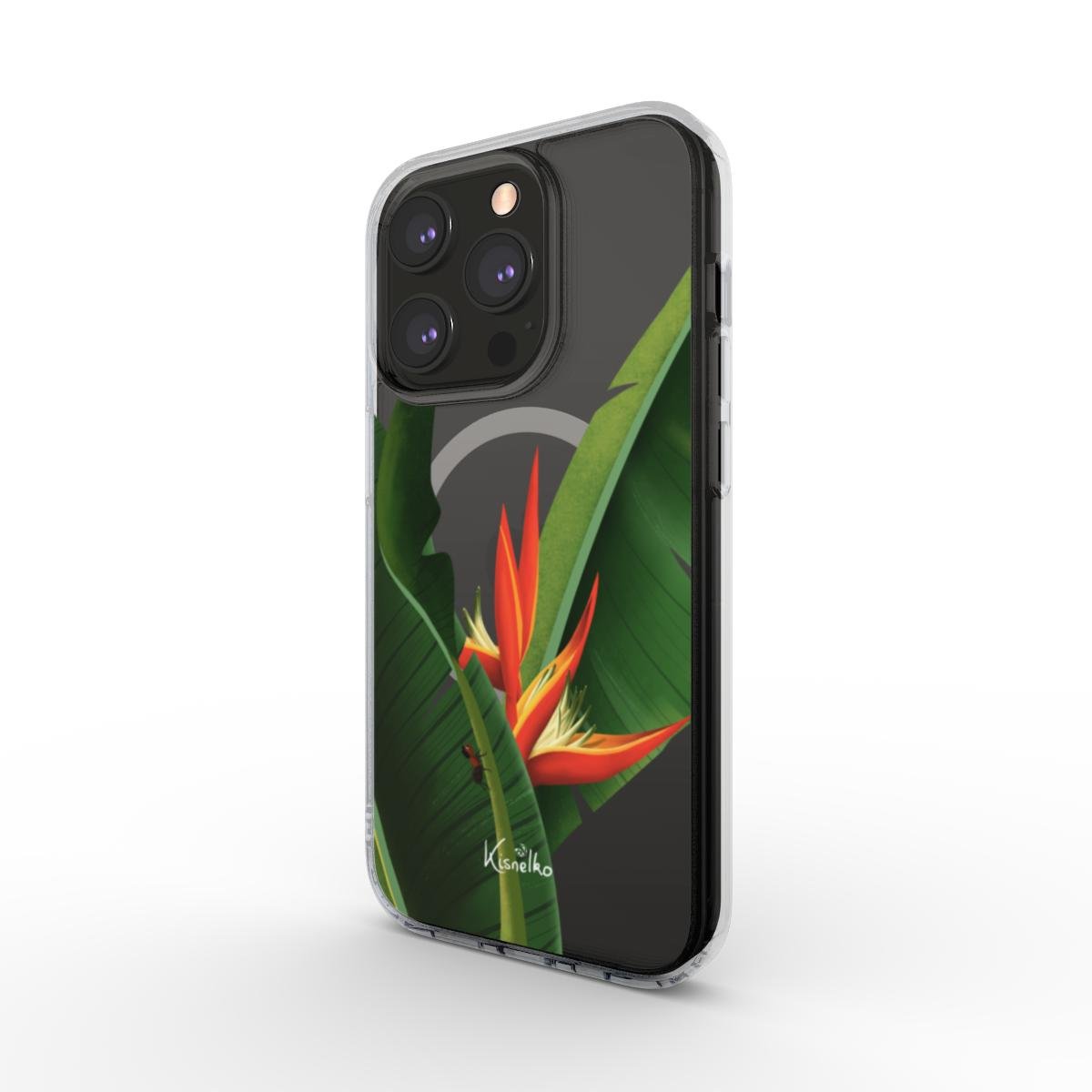 Coque Transparente - Heliconia (MagSafe) - Kisnelko