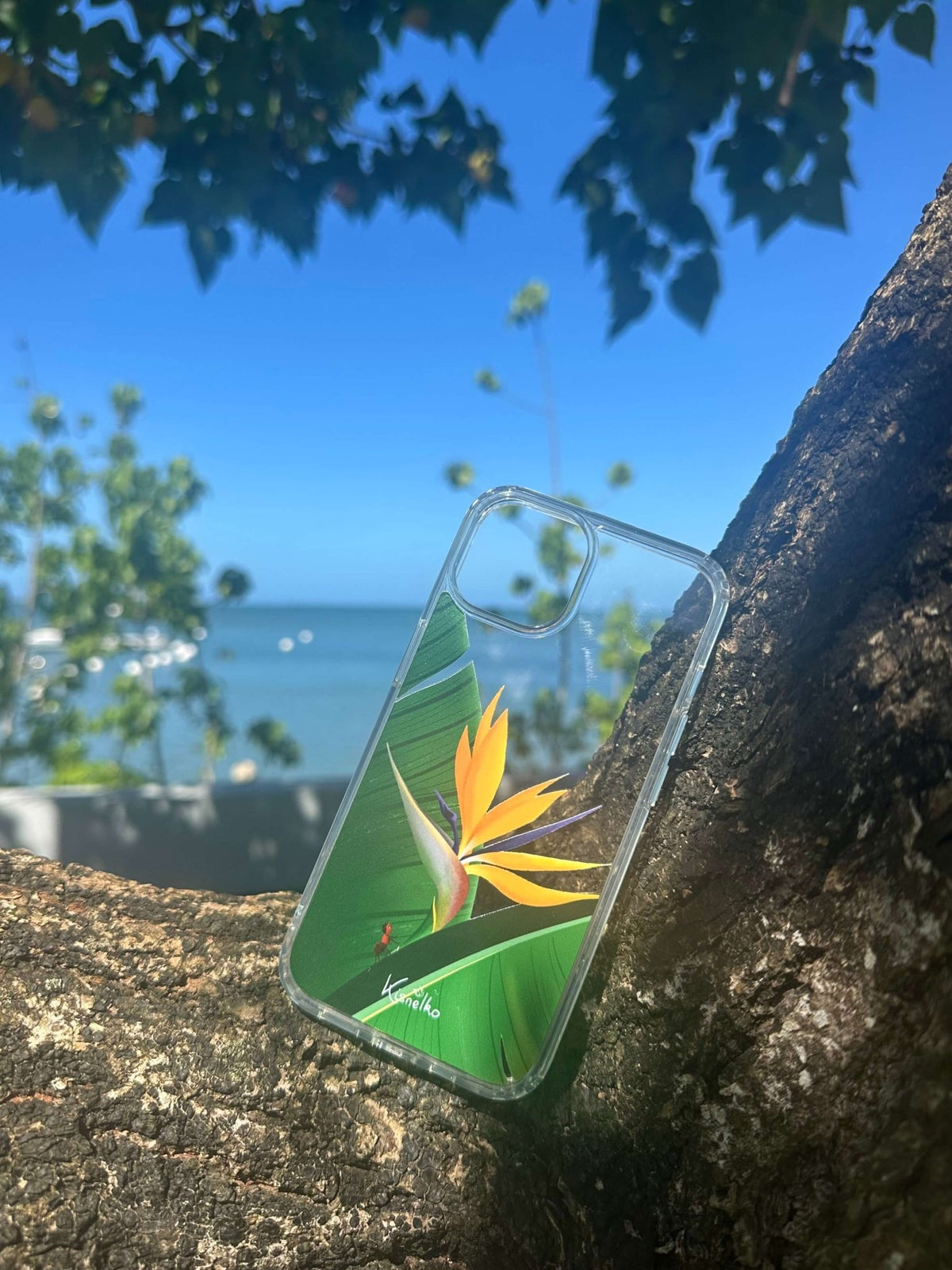 Coque Transparente - Oiseau du Paradis - Kisnelko