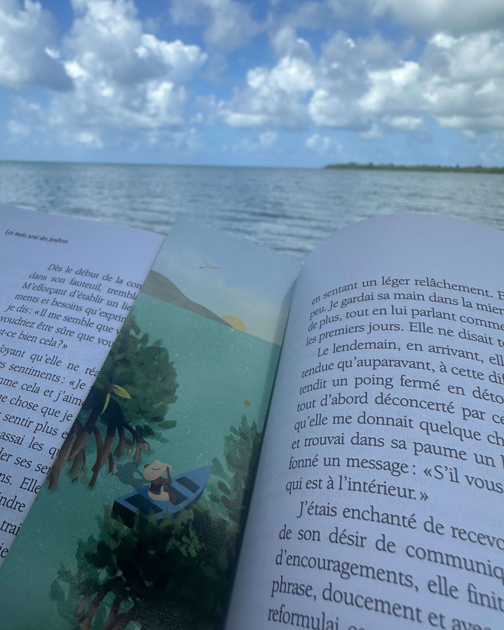 Lot de 4 marque - pages Jou wouvè - Kisnelko