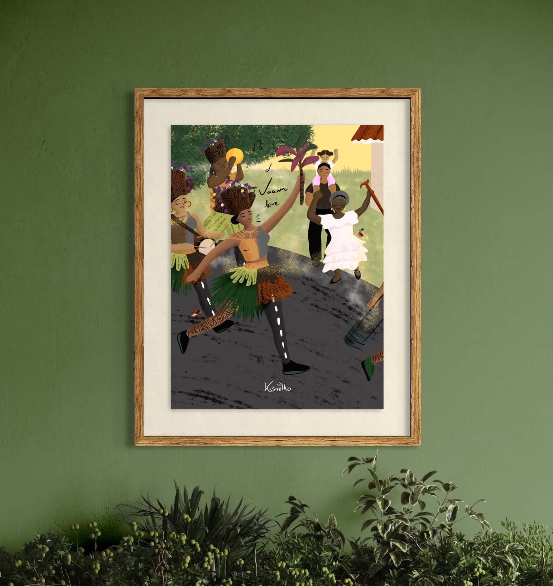 Mas - la palé : Non à la déforestation - Kisnelko