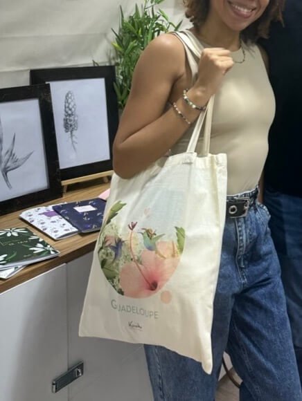 Totebag Guadeloupe Hibiscus - Kisnelko